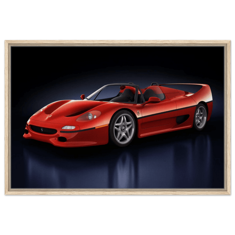 Ferrari F50 Framed Canvas Wall Art - Vibrantwalls