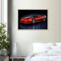Ferrari F50 Framed Canvas Wall Art - Vibrantwalls