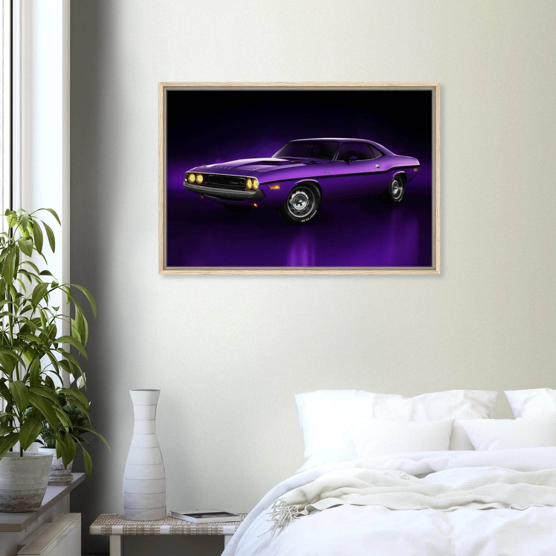 Dodge Challenger R/T 1970 Muscle Car Dodge Classic USA Wall Art - Vibrantwalls