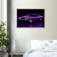 Dodge Challenger R/T 1970 Muscle Car Dodge Classic USA Wall Art - Vibrantwalls