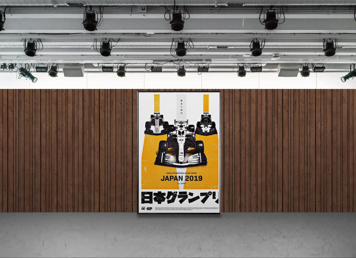 Suzuka International Racing Course Japan 2019 F1 Race Car Poster – Eco-Friendly, Ready to Hang - Vibrantwalls
