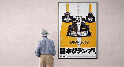 Suzuka International Racing Course Japan 2019 F1 Race Car Poster – Eco-Friendly, Ready to Hang - Vibrantwalls