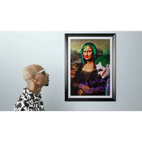 Joker & Mona Lisa Pop Art Mounted Framed Poster – Edgy, Eco-Friendly, & Ready to Hang in Your Choice of Frame & Size - Vibrantwalls