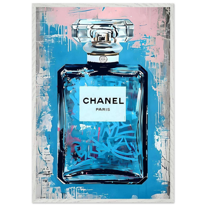 Modern Chanel Graffiti Framed Wall Art - Vibrantwalls