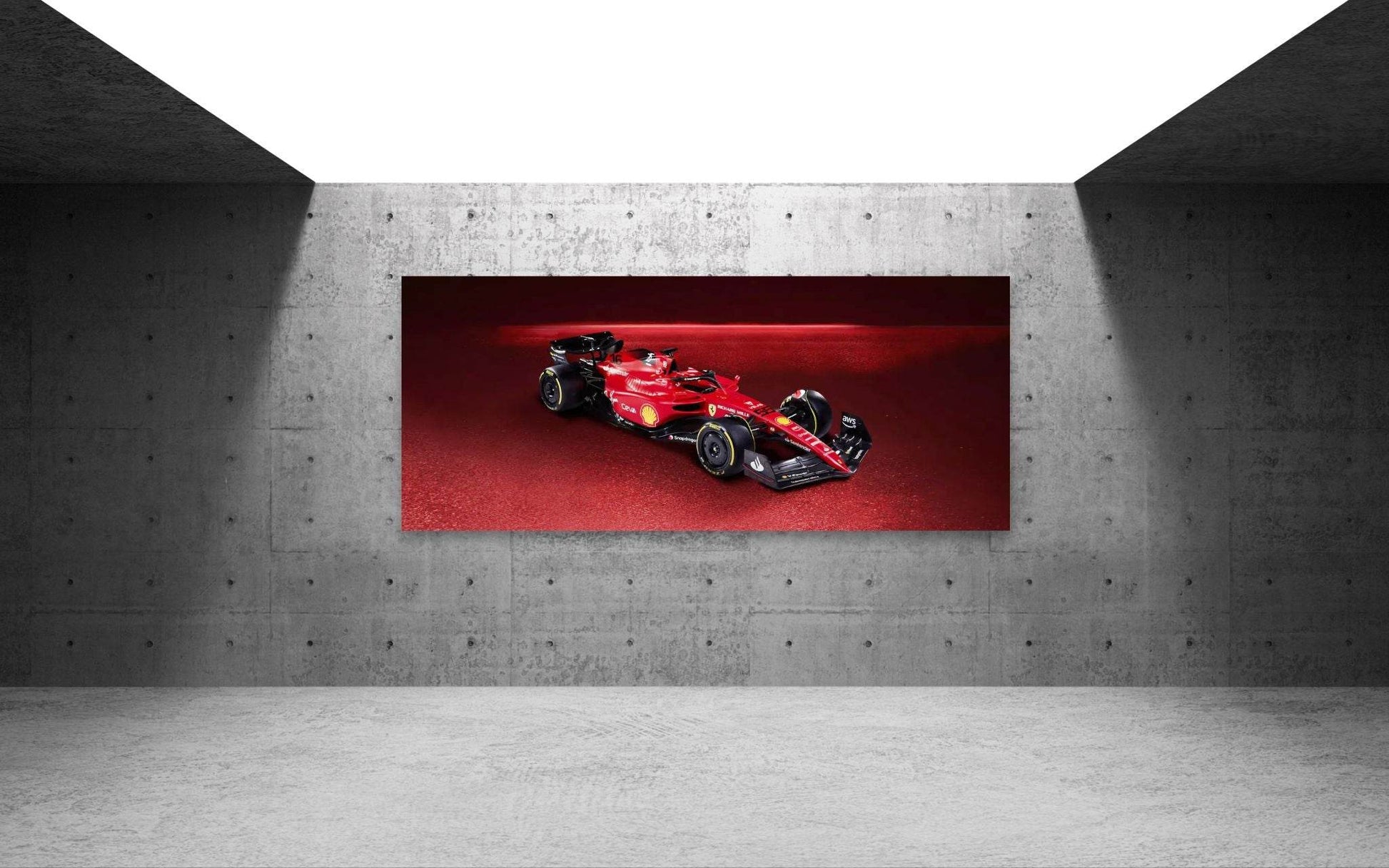 Ferrari Formula 1 Poster – High-Quality Mounted Framed Print - Vibrantwalls
