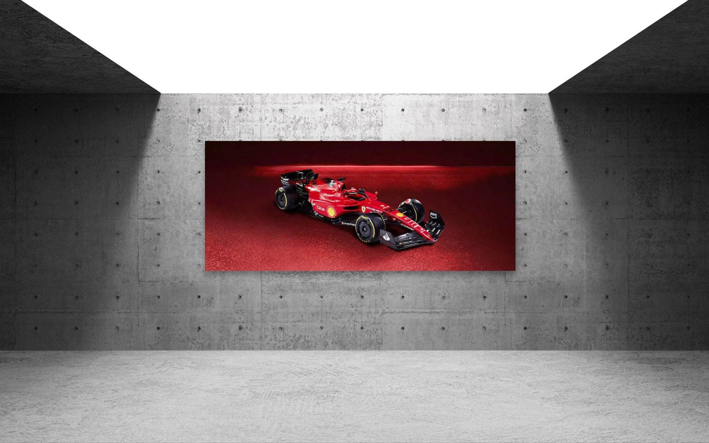 Ferrari Formula 1 Poster – High-Quality Mounted Framed Print - Vibrantwalls