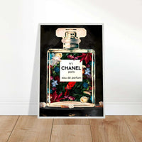 Flowers Chanel Perfume Wall Art - Vibrantwalls