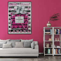 Pink Coco Chanel Wall Art - Vibrantwalls