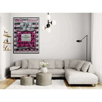 Pink Coco Chanel Wall Art - Vibrantwalls