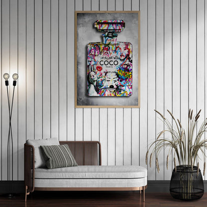 Pop Art Chanel Wall Art- Vibrantwalls