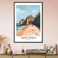 Saint Malo France Wall Art - Vibrantwalls