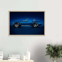 Shelby Cobra 427 Vintage Classic Mustang Muscle Car USA Wall Art - Vibrantwalls
