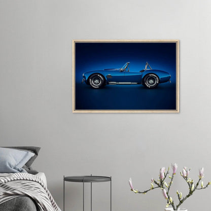 Shelby Cobra 427 Vintage Classic Mustang Muscle Car USA Wall Art - Vibrantwalls