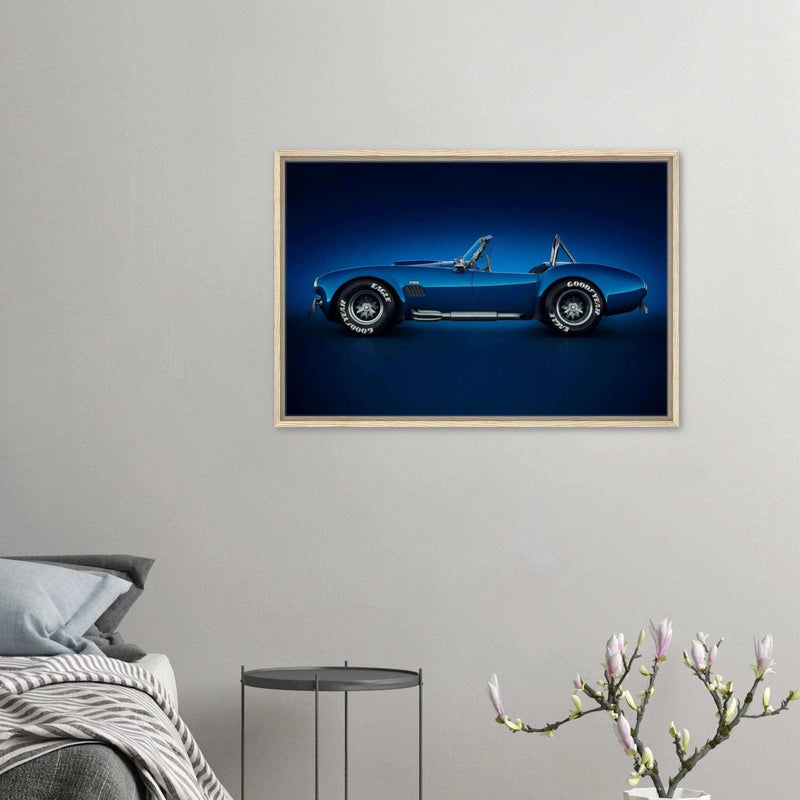 Shelby Cobra 427 Vintage Classic Mustang Muscle Car USA Wall Art - Vibrantwalls