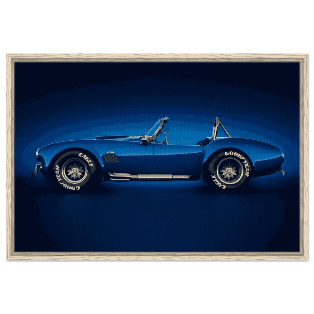 Shelby Cobra 427 Vintage Classic Mustang Muscle Car USA Wall Art - Vibrantwalls