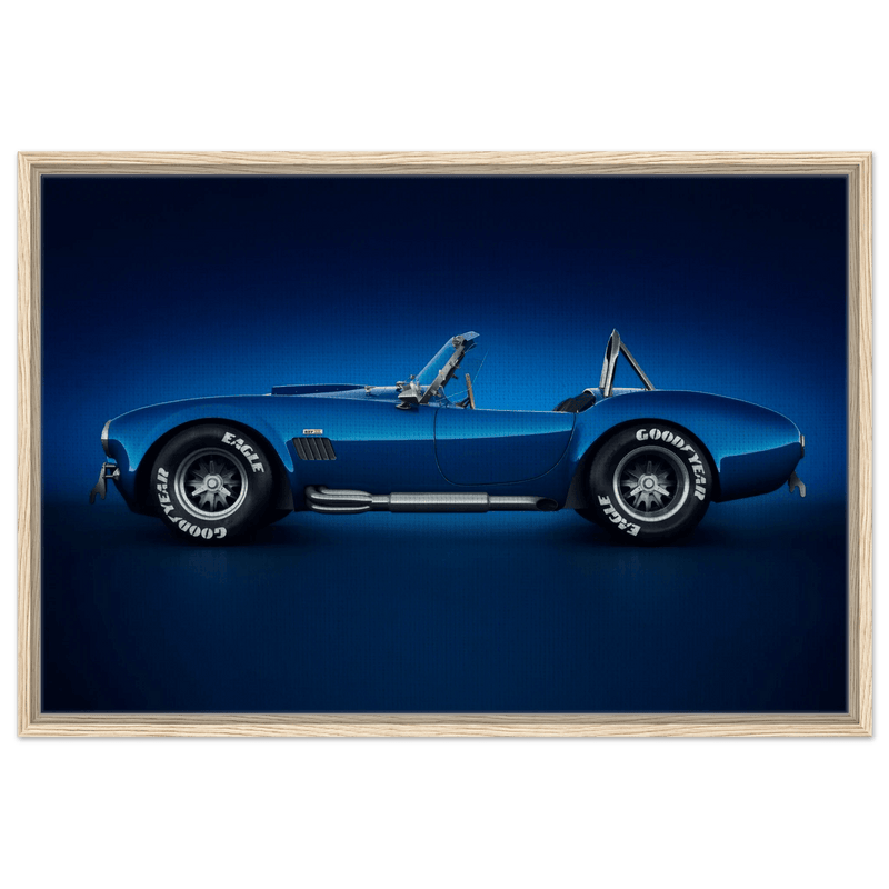 Shelby Cobra 427 Vintage Classic Mustang Muscle Car USA Wall Art - Vibrantwalls