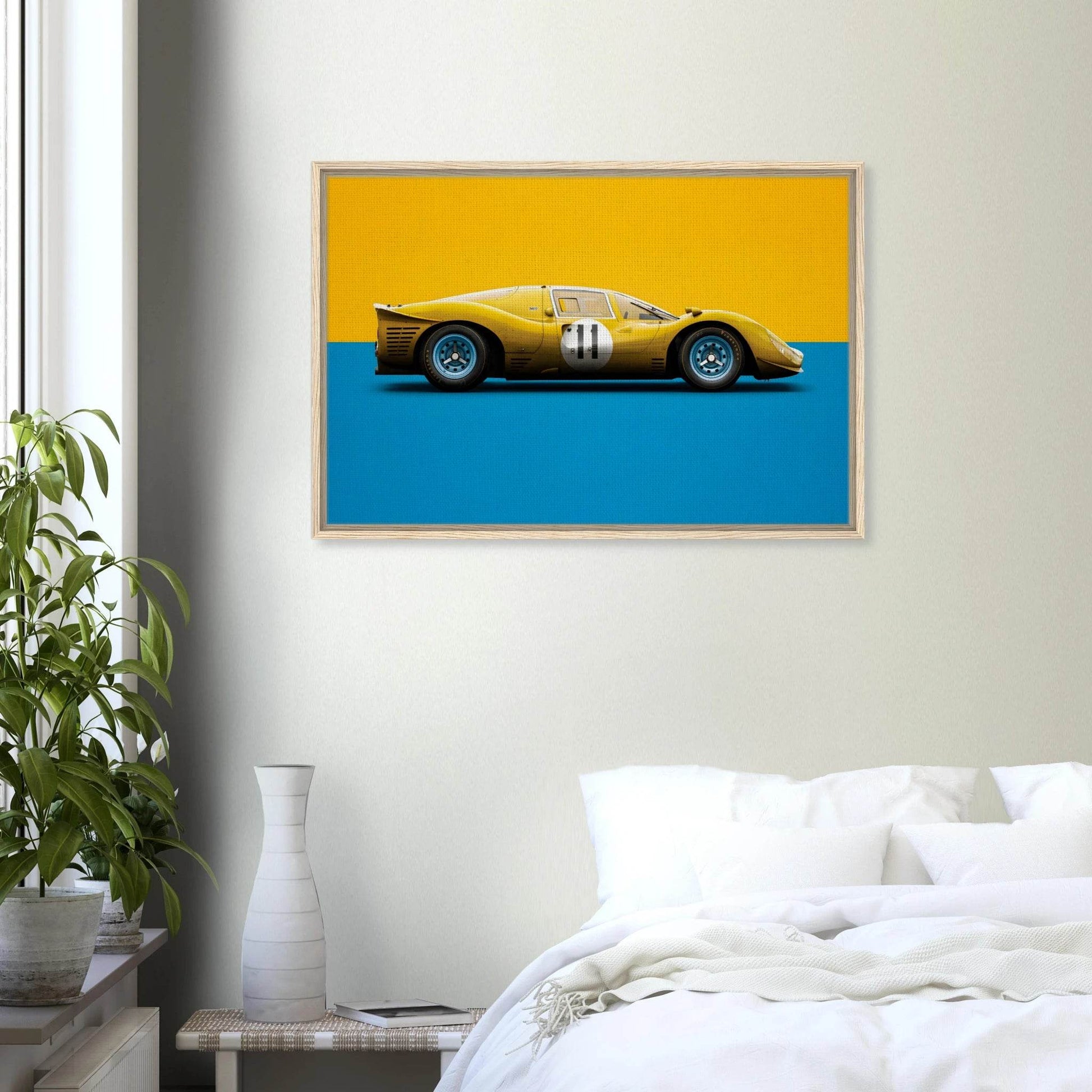 Ferrari 330 P4 Vintage F40 F50 Enzo Ferrari Cars Wall Art - Vibrantwalls