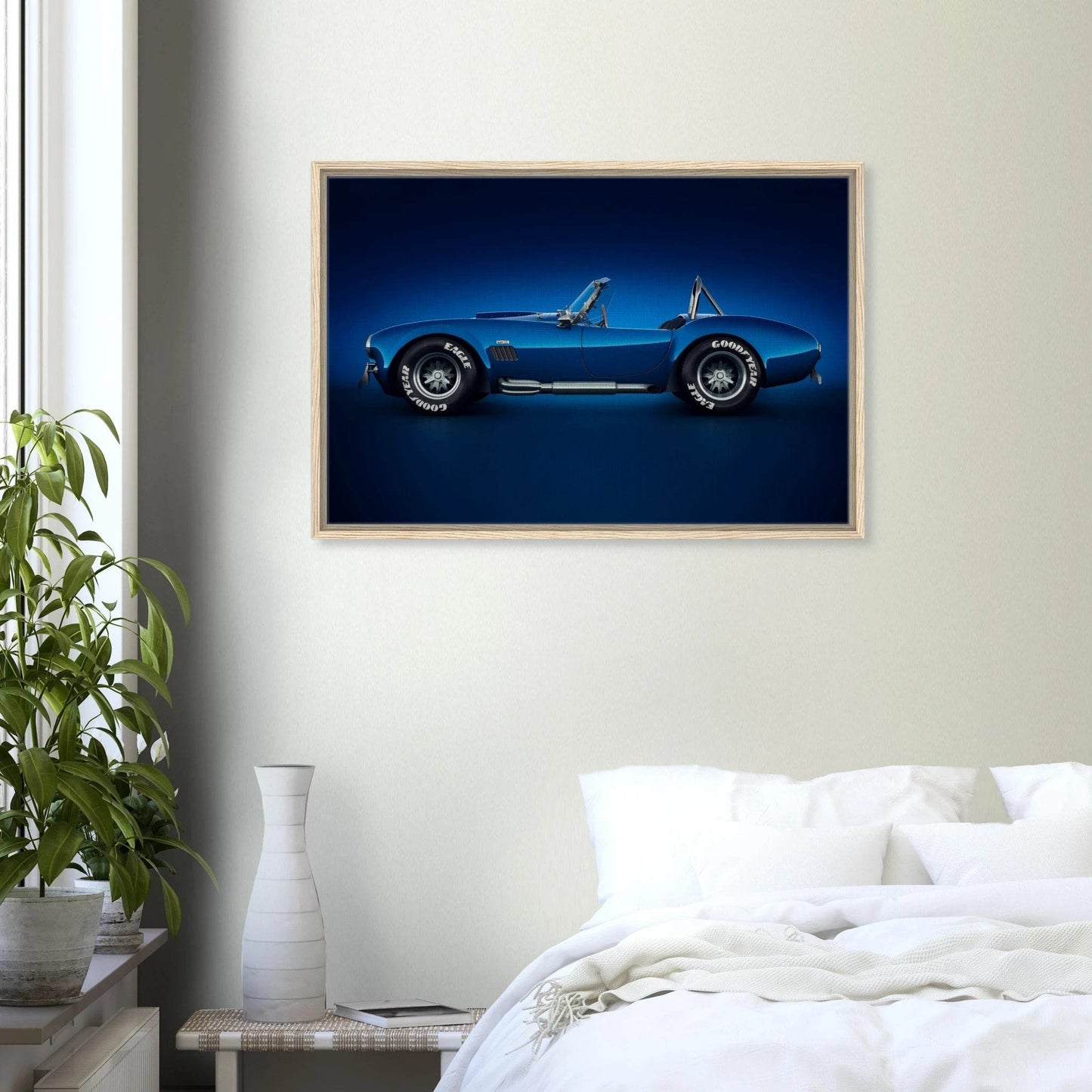 Shelby Cobra 427 Vintage Classic Mustang Muscle Car USA Wall Art - Vibrantwalls