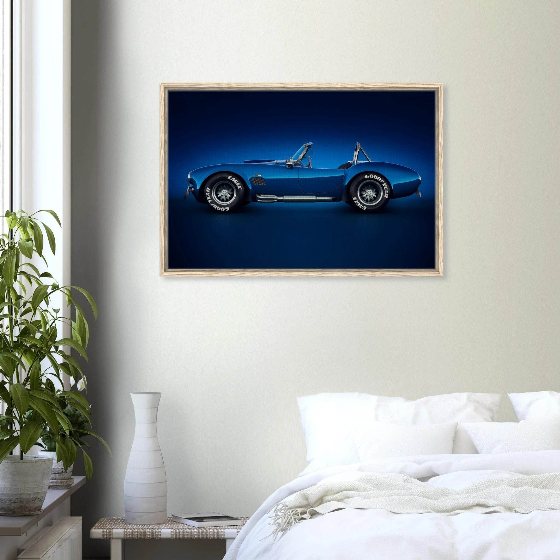 Shelby Cobra 427 Vintage Classic Mustang Muscle Car USA Wall Art - Vibrantwalls