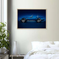 Shelby Cobra 427 Vintage Classic Mustang Muscle Car USA Wall Art - Vibrantwalls