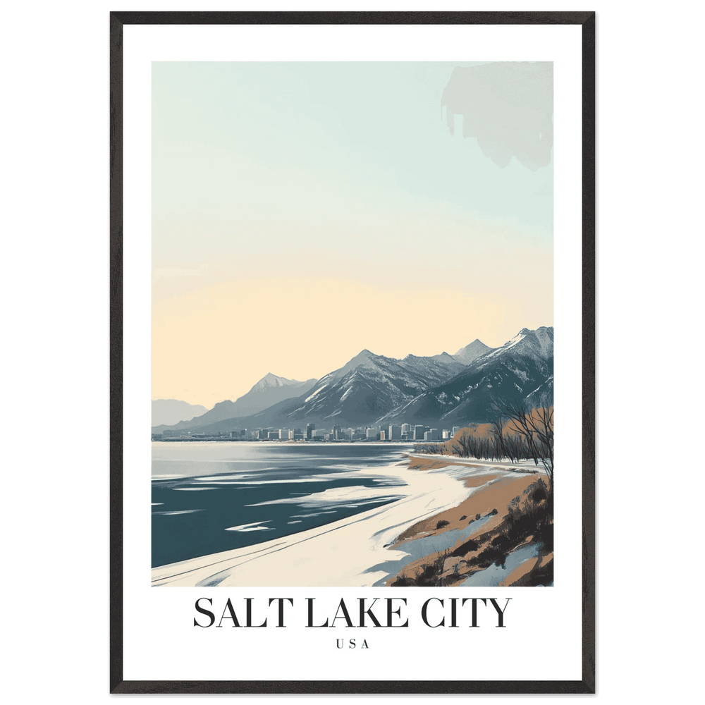 Salt Lake City Wall Art - Vibrantwalls
