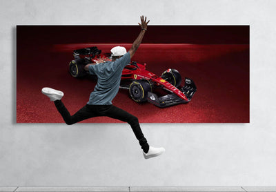 Ferrari Formula 1 Poster – High-Quality Mounted Framed Print - Vibrantwalls