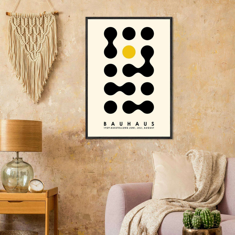 Bauhaus Geometric Shapes Modern Wall Art - Vibrantwalls