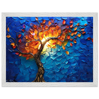 Vibrant Tree of Life Palette Knife Art - Vibrantwalls
