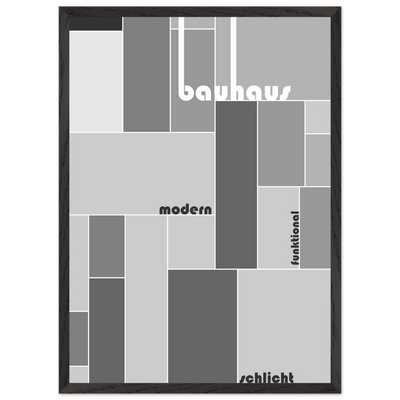 Bauhaus-Style Grid - Vibrantwalls