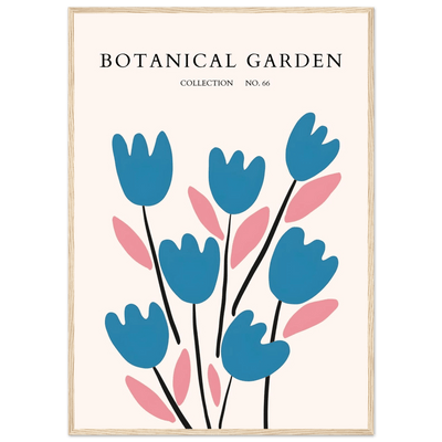 Abstract Botanical Garden Framed Poster – Modern Floral Art Print | Ready-to-Hang in Various Sizes & Frames - Vibrantwalls
