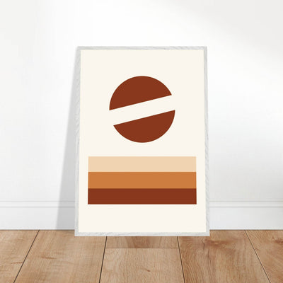 Abstract Desert Landscape Earthy Tones - Vibrantwalls
