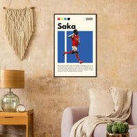 Bukayo Saka Wall Art - Vibrantwalls