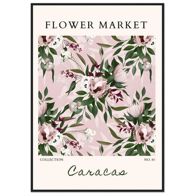 Blush Floral Dream Framed Poster – Elegant Botanical Art Print | Ready-to-Hang in Multiple Sizes & Frame Styles - Vibrantwalls