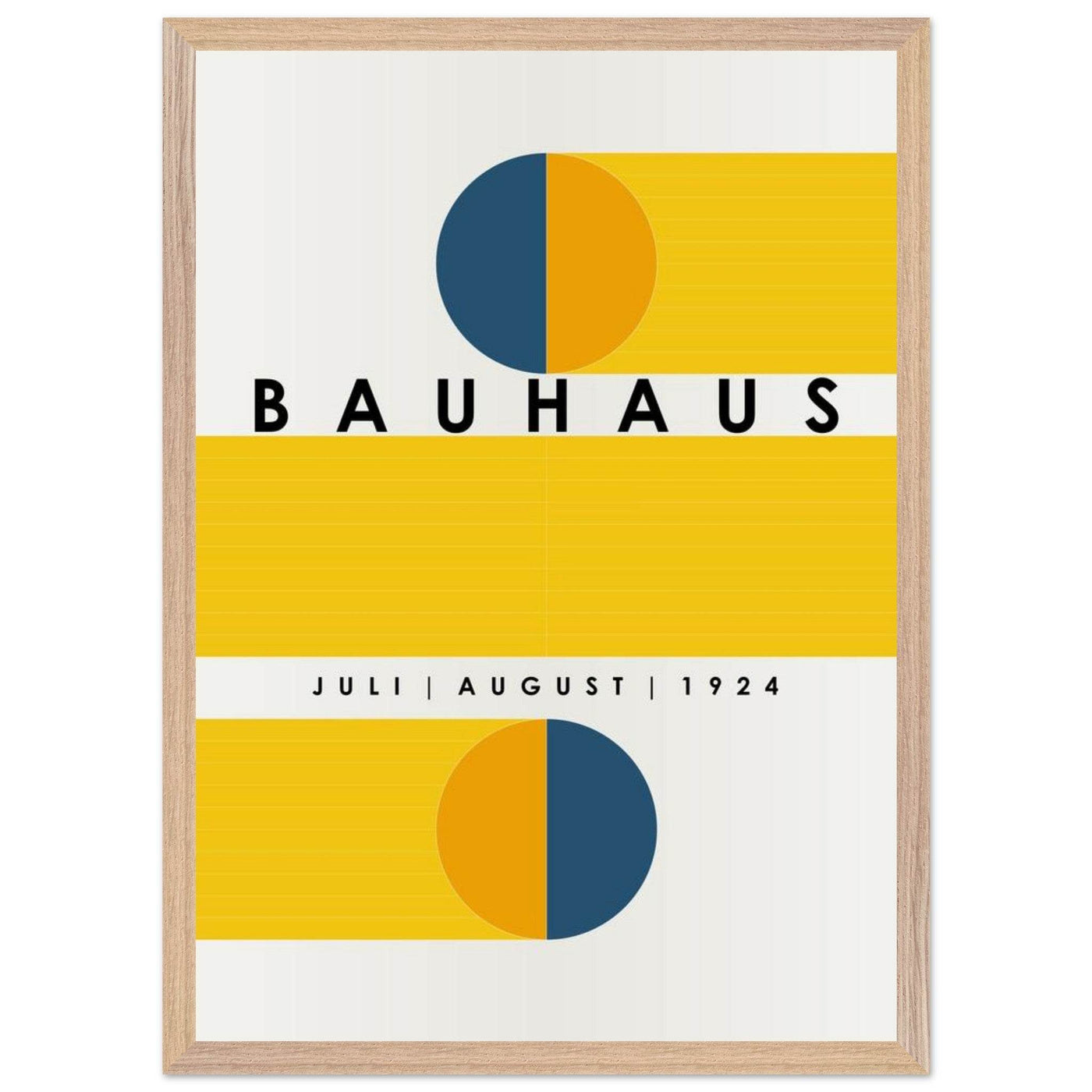 Bauhaus Blue Tunnel Geometric - Vibrantwalls