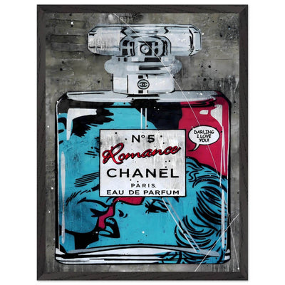 Chanel No. 5 'Romance' Pop Art Print - Iconic Fragrance Art in Your Choice of Frame & Size - Vibrantwalls
