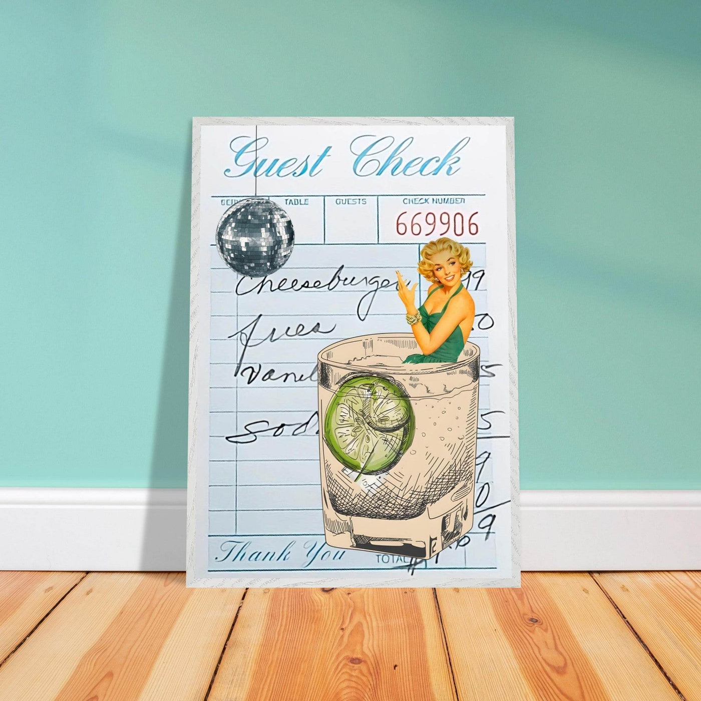 Retro Glam Gin & Tonic Cocktail Recipe - Vibrantwalls