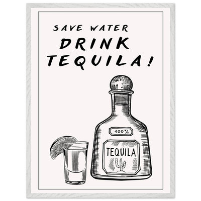 Save Water Drink Tequila Fun Bar - Vibrantwalls