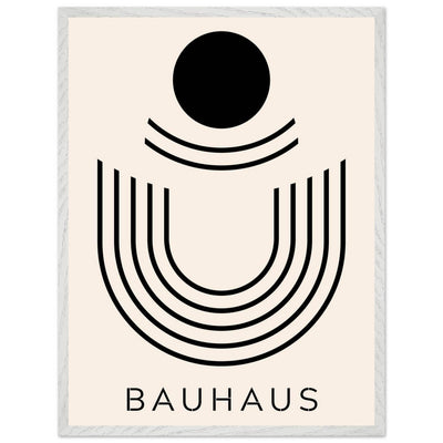 Bauhaus Black & Beige Abstract - Vibrantwalls