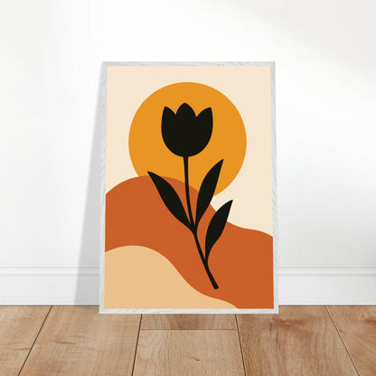 Desert Bloom Botanical Abstract Wall Art - Vibrantwalls