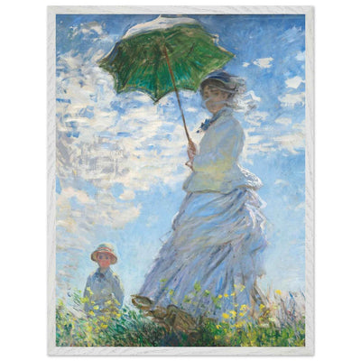 CWoman with a Parasol - Stylish Outdoor Sun Protection for Elegant Days - Vibrantwalls
