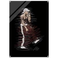 Abstract 'Notorious' Art Acrylic Print – Dynamic, Modern, & Ready to Hang Wall Decor - Vibrantwalls