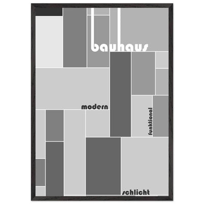 Bauhaus-Style Grid - Vibrantwalls