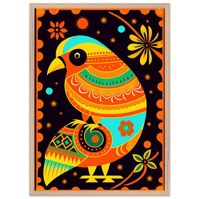 Vibrant Tribal Bird Art - Vibrantwalls