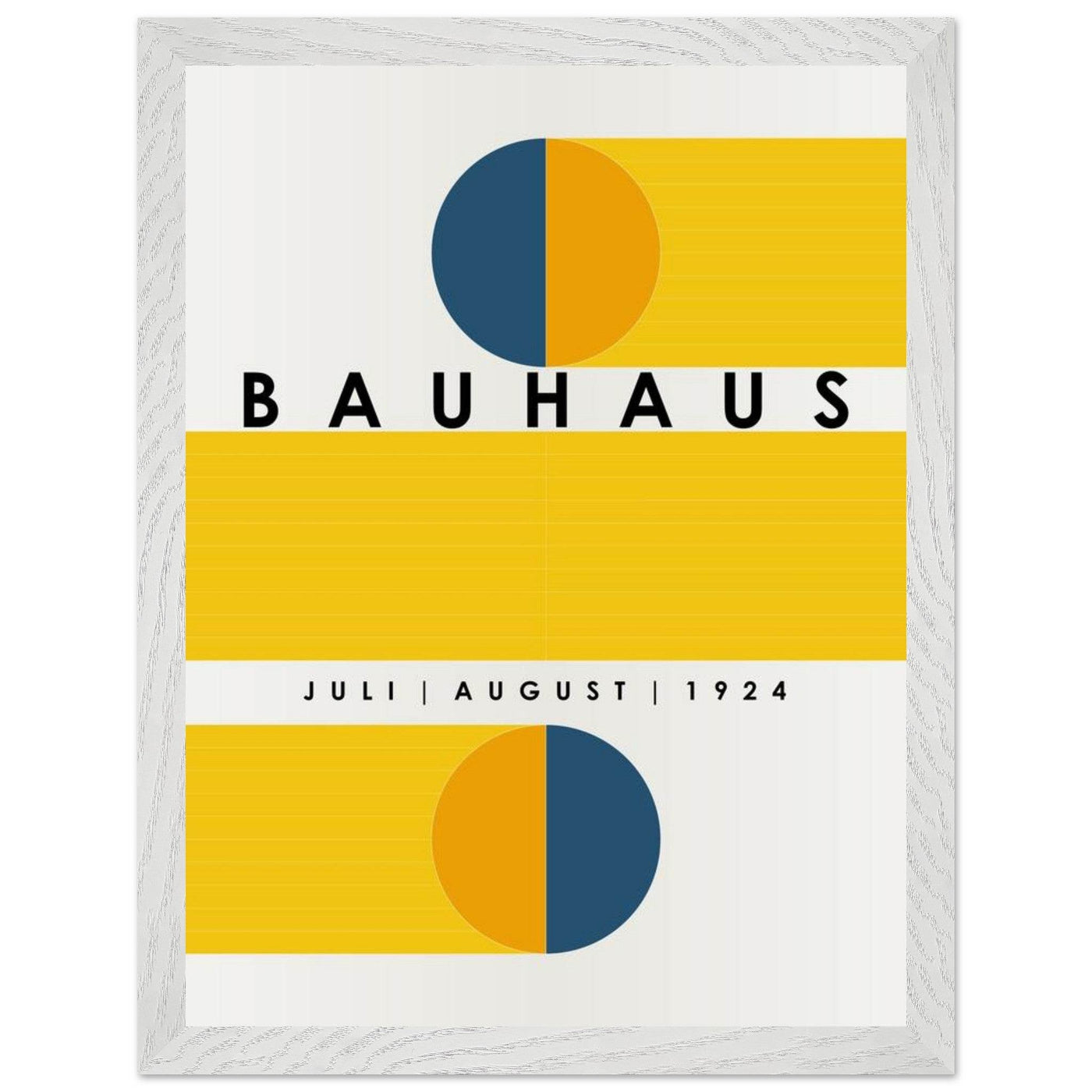 Bauhaus Blue Tunnel Geometric - Vibrantwalls
