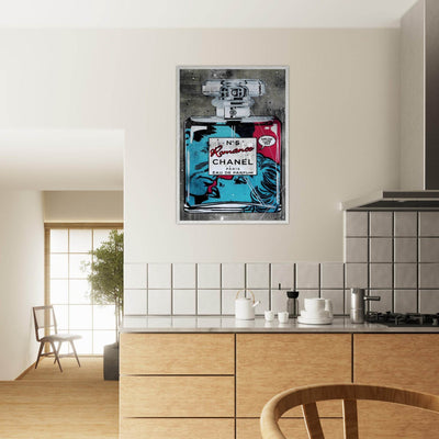 Chanel No. 5 'Romance' Pop Art Print - Iconic Fragrance Art in Your Choice of Frame & Size - Vibrantwalls