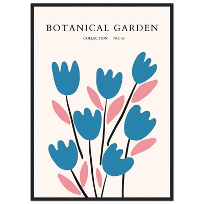 Abstract Botanical Garden Framed Poster – Modern Floral Art Print | Ready-to-Hang in Various Sizes & Frames - Vibrantwalls