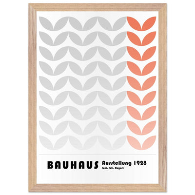 Bauhaus-Style Organic Leaves - Vibrantwalls