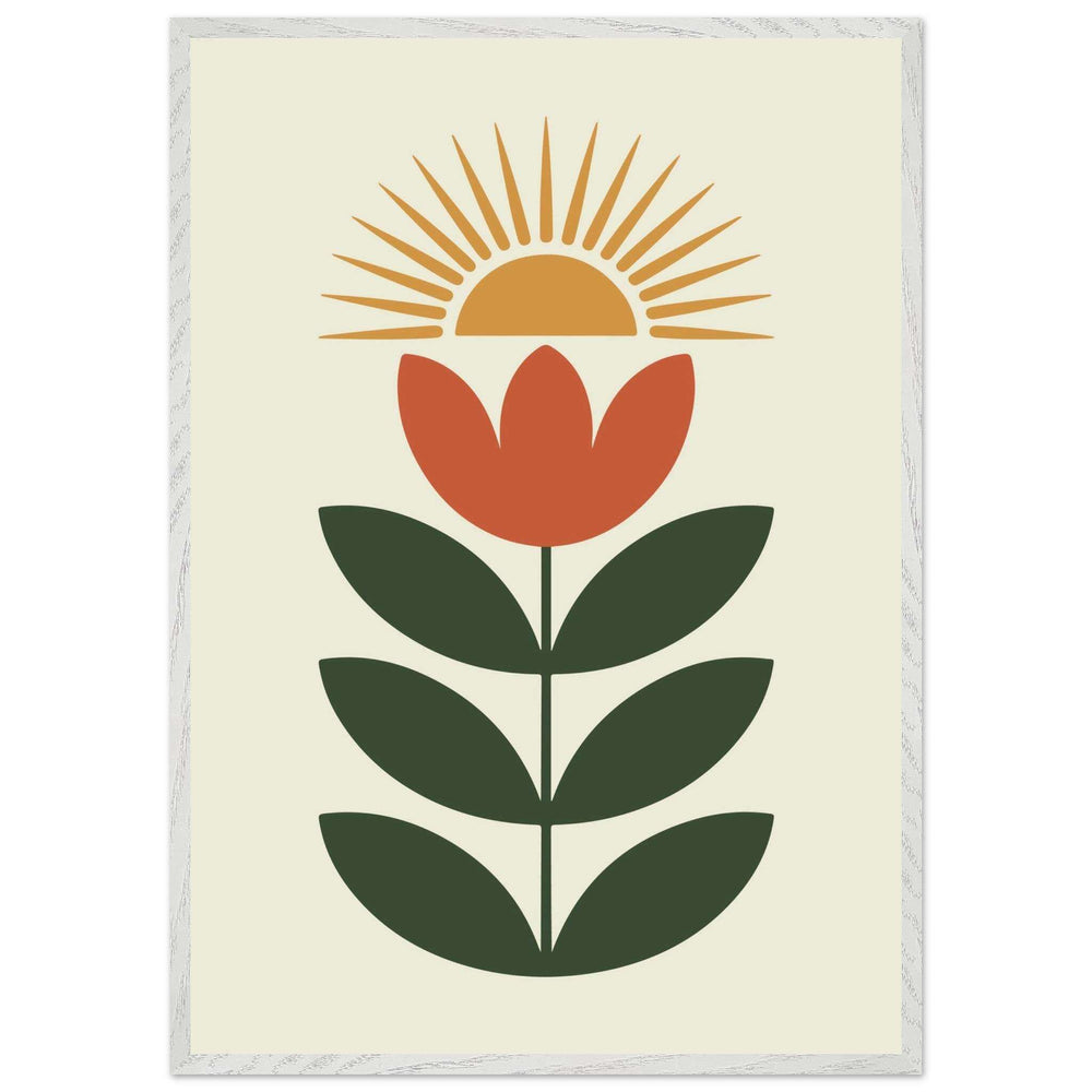 Abstract Floral Sun - Vibrantwalls