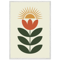 Abstract Floral Sun - Vibrantwalls