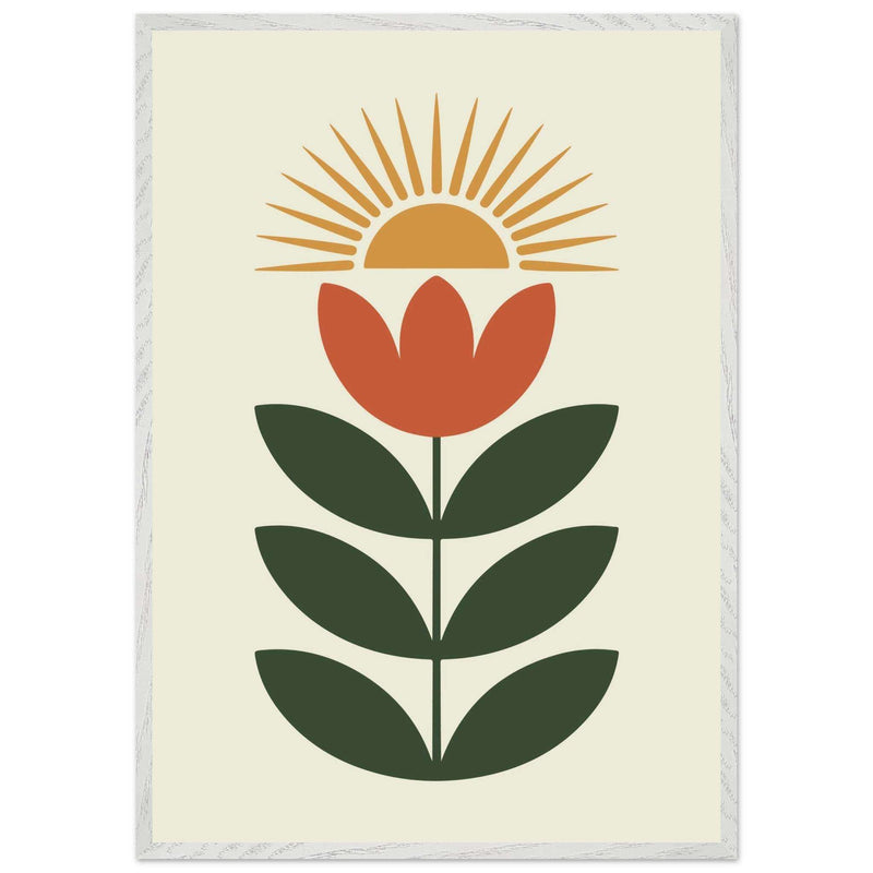 Abstract Floral Sun - Vibrantwalls